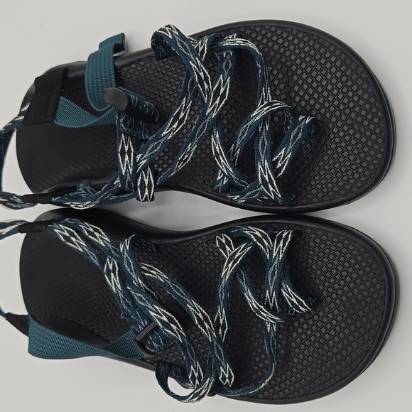 Chaco ZX2 Classic Athletic Angular Teal Sandals Size 9 - Picture 5 of 10